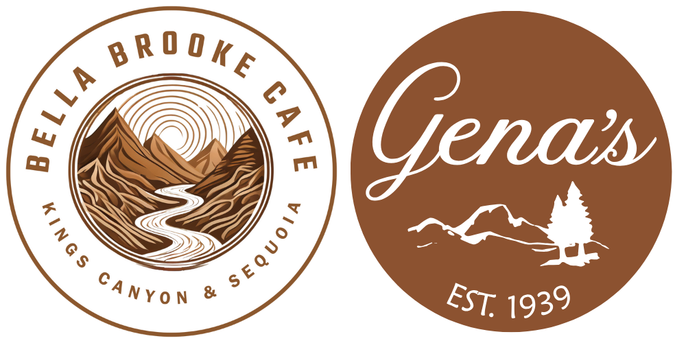 bella brooke cafe at genas sierra inn logo